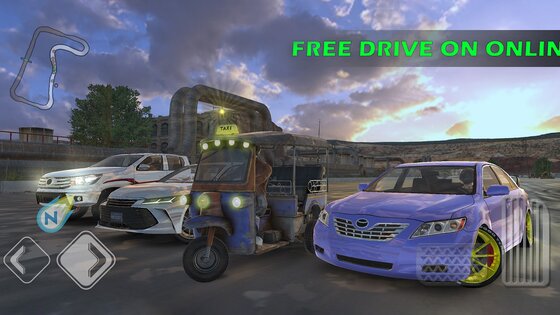 Racing in Car Multiplayer 0.6.1. Скриншот 6