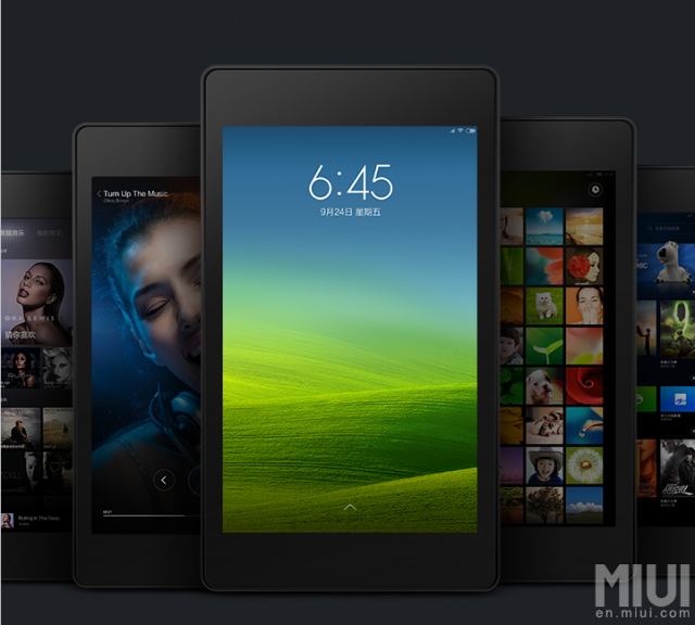 Компания Xiaomi представила фирменную прошивку MIUI для планшетов