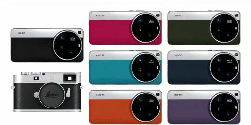 Появились изображения Xiaomi 15 Ultra. Сзади похож на цифровую камеру Leica M11