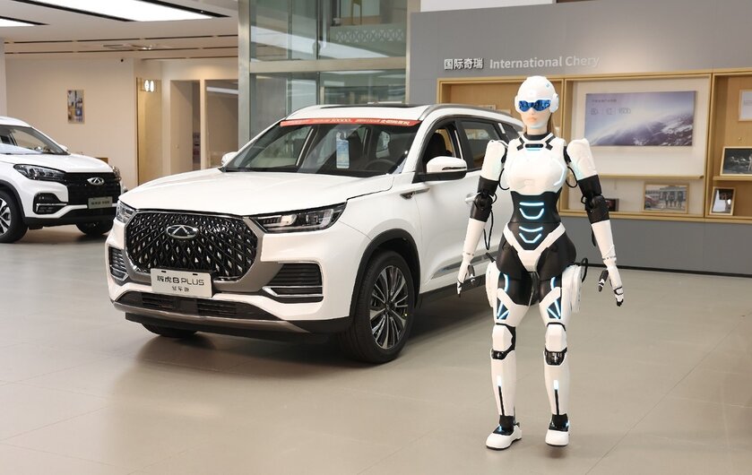 Chery объединилась с DeepSeek для разработки голосового управления роботами Aimoga