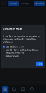 webOS Dev Manager 1.99.19. Скриншот 2