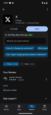 Google тестирует ИИ в Play Store. Можно будет расспросить его о приложениях