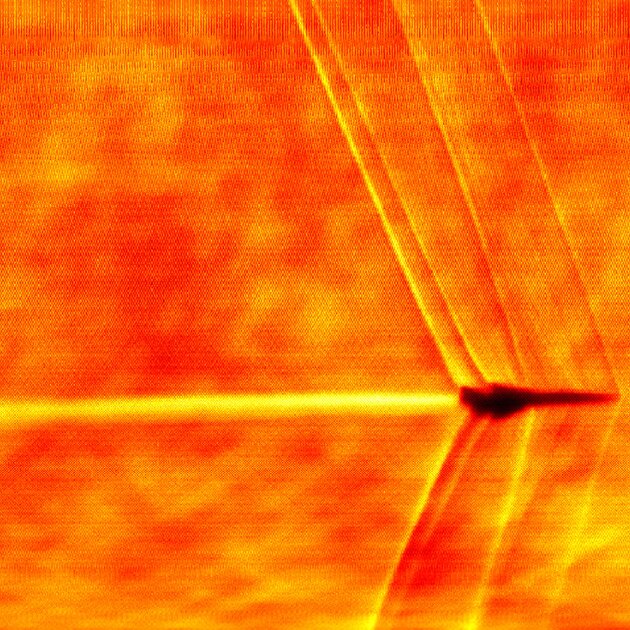 Невидимое стало видимым: NASA сделало сложнейшее фото преодоления звукового барьера