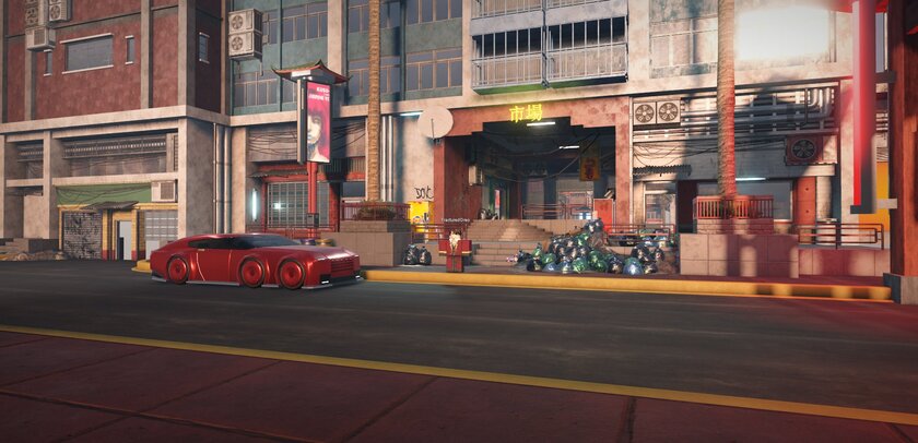 Геймер постепенно воссоздаёт карту из Cyberpunk 2077 в Roblox