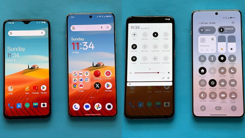 Блогер сравнил дизайн интерфейса OxygenOS 11 и OxygenOS 15: разница внушительная