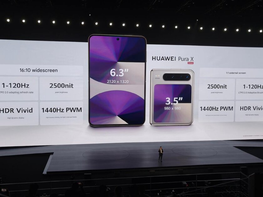 Представлен Huawei Pura X: самый широкий складной смартфон с ИИ-функциями