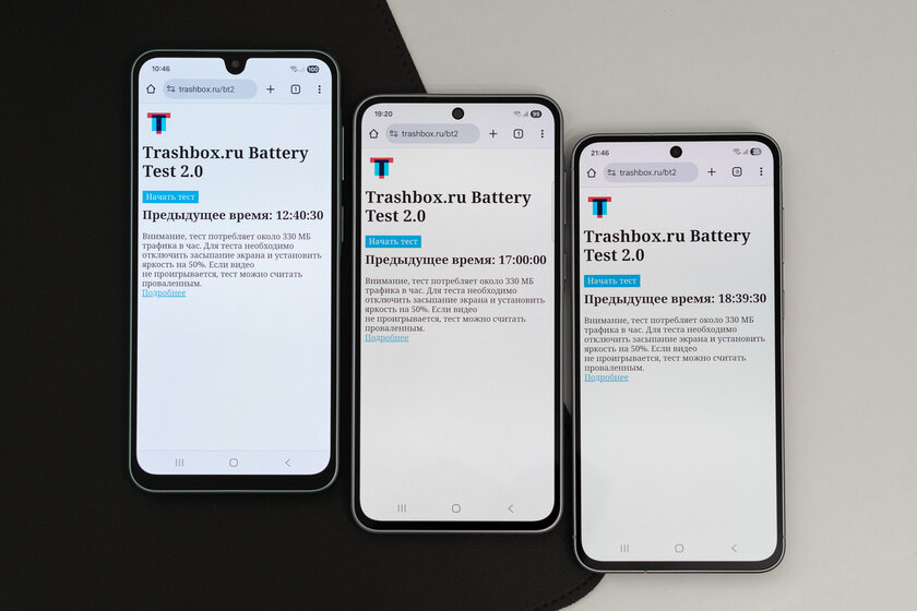 Что собой представляют «народные» смартфоны Samsung в 2025: обзор-сравнение Galaxy A26, A36 и A56 — Автономность и зарядка. 1