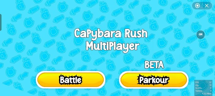 Capybara Rush Multiplayer. Скриншот 1