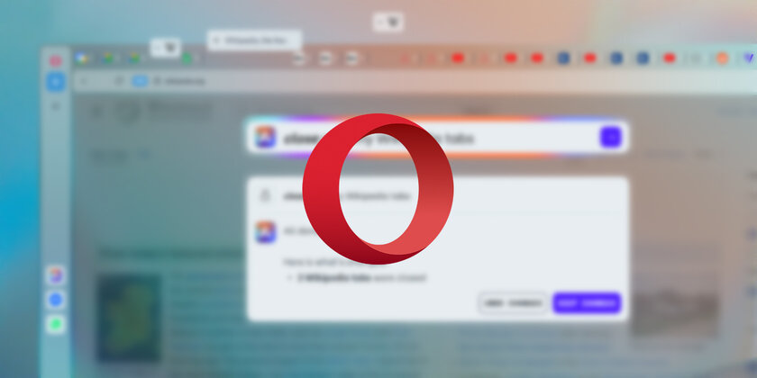 Теперь в Opera One вкладками можно управлять с помощью ИИ: вот примеры команд