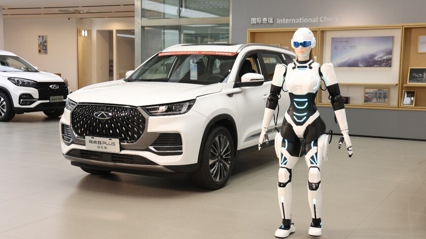 Chery представила человекоподобного робота AIMOGA: естественно, с ИИ