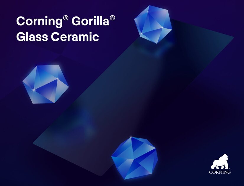Представлено стекло Gorilla Glass Ceramic, оно лучше защищает от падений и трещин