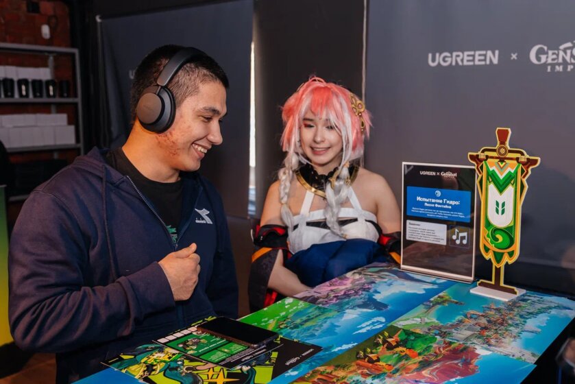 Интересный квест и яркий косплей: что показали на презентации UGREEN x Genshin Impact