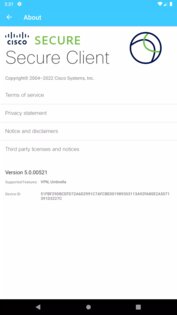Cisco Secure Client 5.1.9.115. Скриншот 8