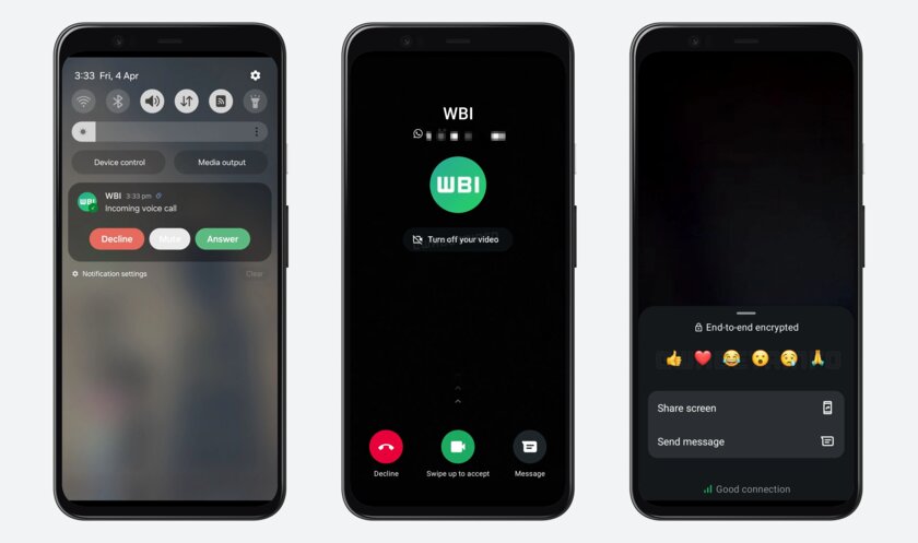 Без конфузов: в WhatsApp* теперь можно отключить камеру и микрофон перед ответом на звонок