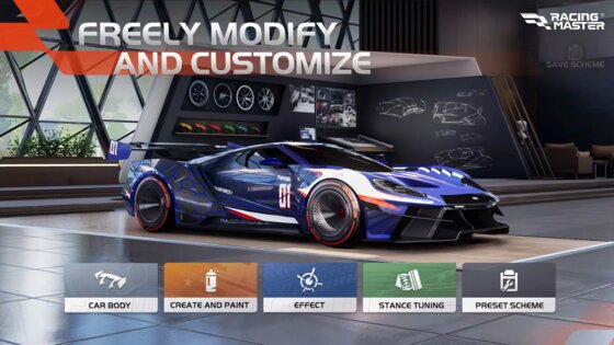 Racing Master Beta 0.14.3. Скриншот 2