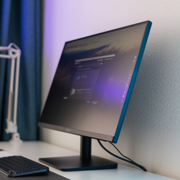 Отличная база для работы и не только. Обзор HUAWEI MateView SE 27" QHD — Внешний вид и подставка. 2
