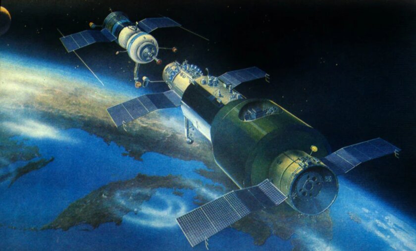 Как СССР обогнал США и зачем в космосе нужен был пулемёт: история «Салюта-1»