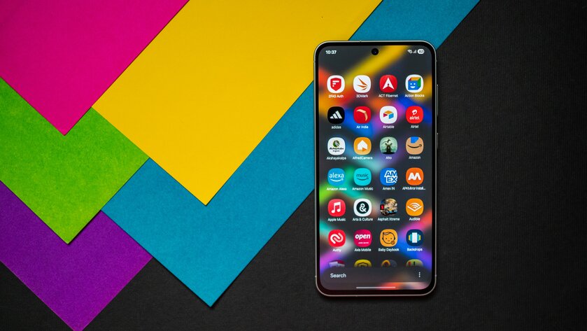 Обзор прошивки One UI 7 от Samsung — это просто новая эра в ПО для смартфонов и планшетов — Samsung добавила вертикально прокручиваемый ящик приложений. 1