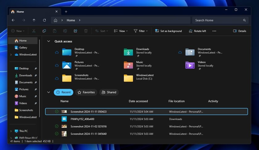 «Проводник» Windows 11 получил визуальные обновления, но их можно и не заметить