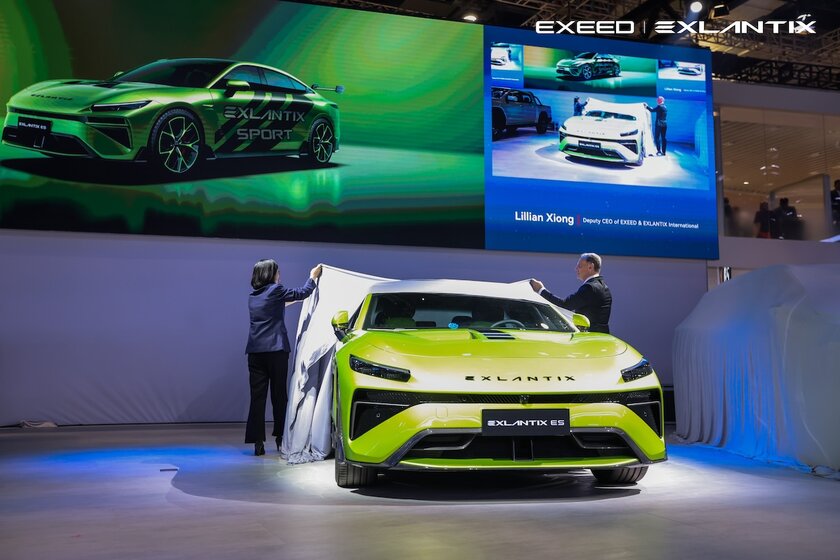 Exeed представила модифицированную версию Exlantix ES: со спойлером и разгоном до сотни за 3,7 сек