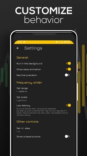Частотный генератор звука 3.1.1. Скриншот 8