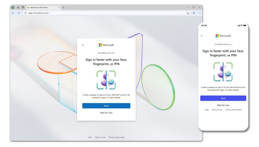 Нет паролей — нет проблем: Microsoft внедряет Passkey по умолчанию для новых аккаунтов
