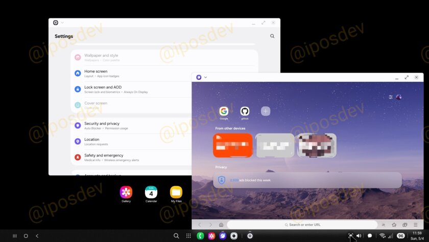 Это уже не Android, а какой-то Windows: так выглядит Samsung DeX на будущей прошивке One UI 8