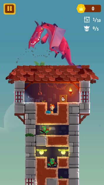 Работают без интернета: 10 классных игр для телефонов, которые скоротают время и разомнут мозг — Once Upon a Tower. 6