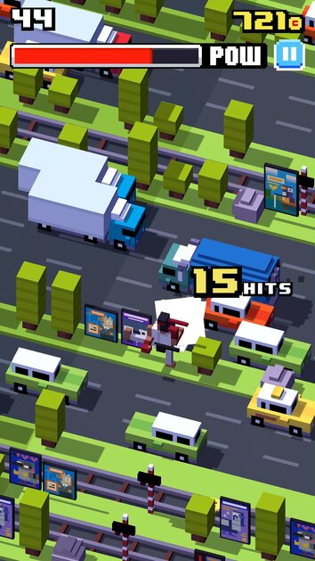 Работают без интернета: 10 классных игр для телефонов, которые скоротают время и разомнут мозг — Crossy road. 5