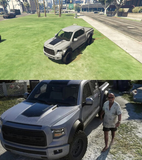 Геймер сравнил пикап Caracara 4x4 в GTA 5 и GTA 6 — как вам разница в графике?