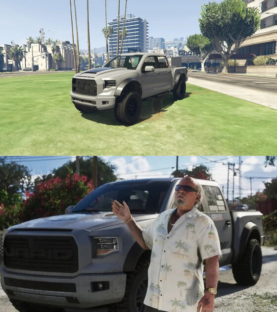 Геймер сравнил пикап Caracara 4x4 в GTA 5 и GTA 6 — как вам разница в графике?