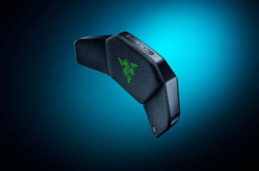 Razer представила подголовник-колонку: её можно разместить на геймерском кресле