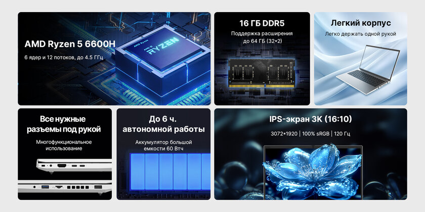 Maibenben представила в России S14B — компактный ноутбук с 3К-дисплеем