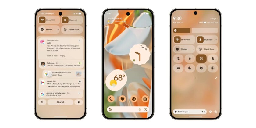 Google представила новый дизайн Android 16, он стал экспрессивнее, ярче и живее