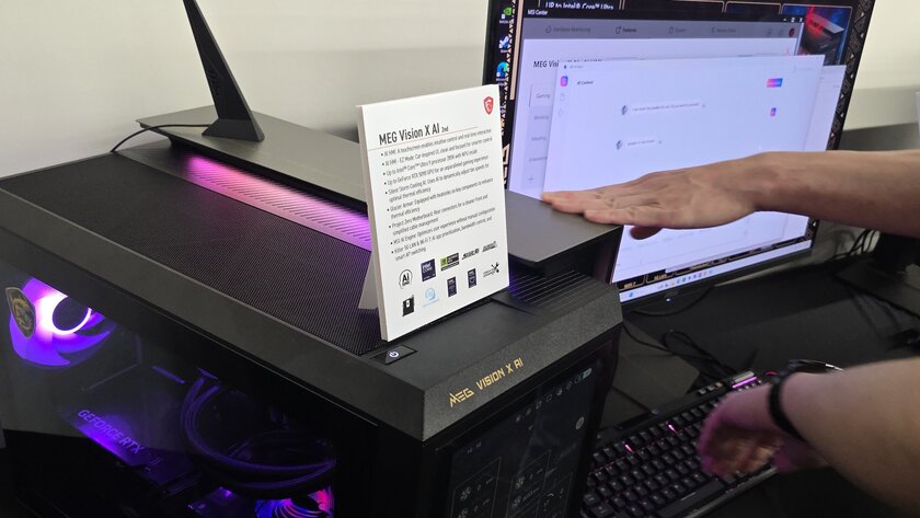 MSI представила ПК за 7000 долларов со встроенным сенсорным дисплеем на базе ИИ