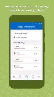 Amazon Shopper Panel 5.1.6. Скриншот 3