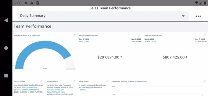 Amazon QuickSight 2.1.22. Скриншот 3