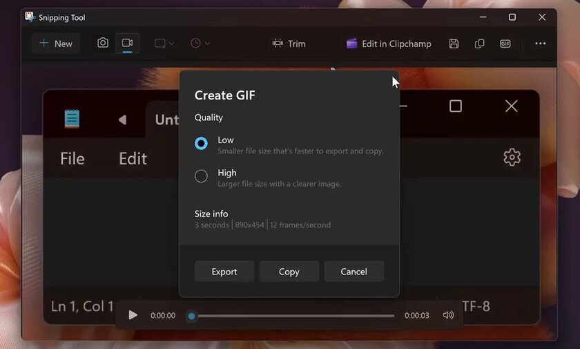В Windows 11 появилась функция для создания GIF-анимации: как выглядит
