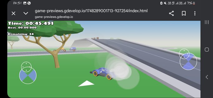 Гонка от скуика 3D. Скриншот 3