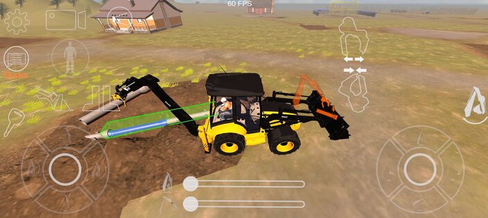 Excavator Backhoe Construction 0.13. Скриншот 6