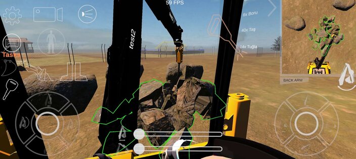 Excavator Backhoe Construction 0.13. Скриншот 7