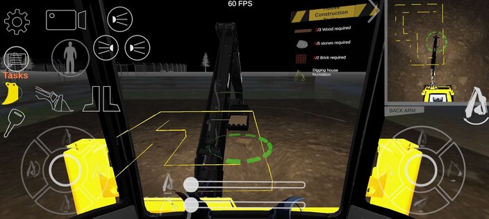 Excavator Backhoe Construction 0.13. Скриншот 8