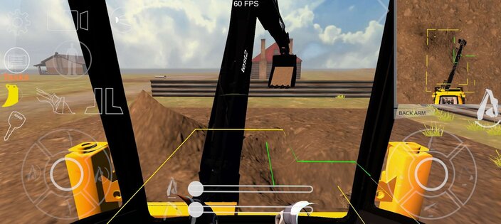 Excavator Backhoe Construction 0.13. Скриншот 18