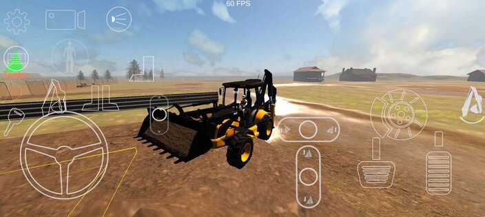 Excavator Backhoe Construction 0.13. Скриншот 21