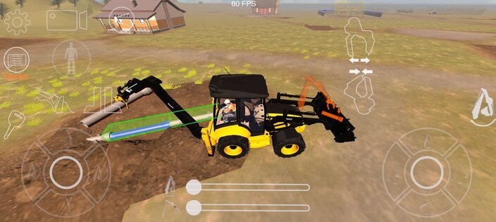 Excavator Backhoe Construction 0.13. Скриншот 22
