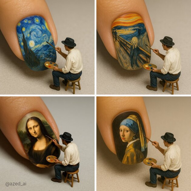 Ноготочки 💅 тоже могут быть искусством — ChatGPT показал. Вот как повторить