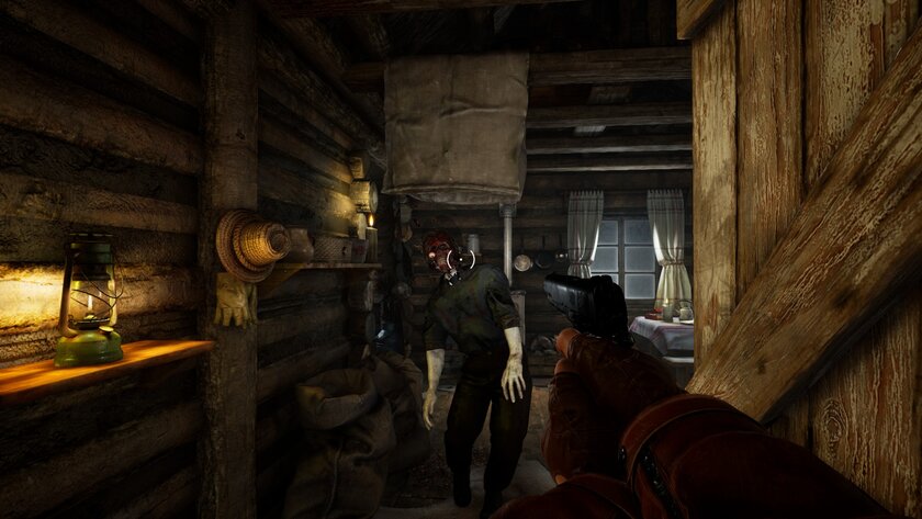 Российский аналог Resident Evil? Обзор EBOLA VILLAGE — инди-игры про советскую зомби-деревню — Зомби-альбиносы и их друзья. 4