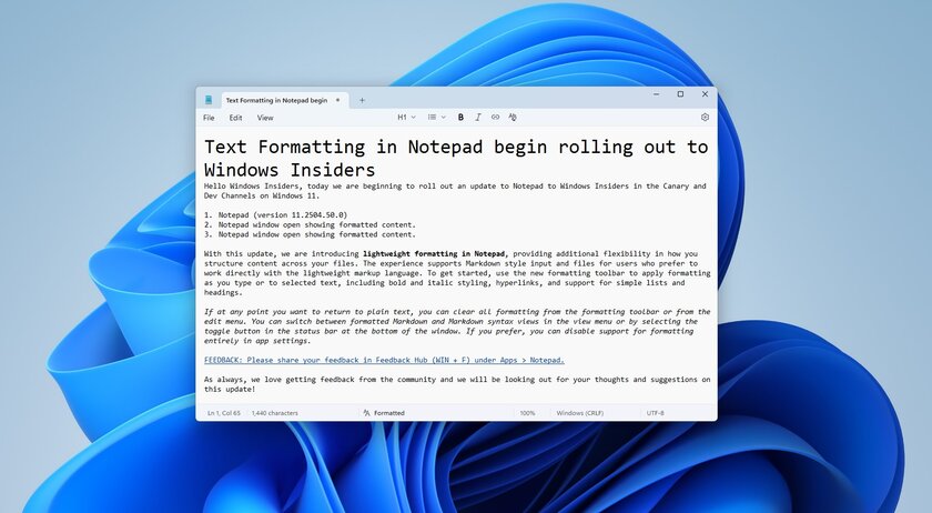 Часть пользователей недовольна новым «Блокнотом» в Windows 11: они хотят простоты