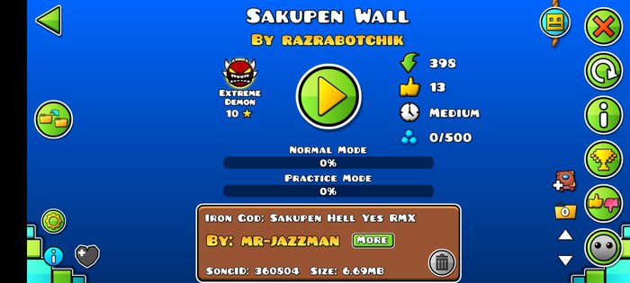 FREERATEV3 — ПРИВАТНЫЙ СЕРВЕР GEOMETRY DASH 2.2.143. Скриншот 4