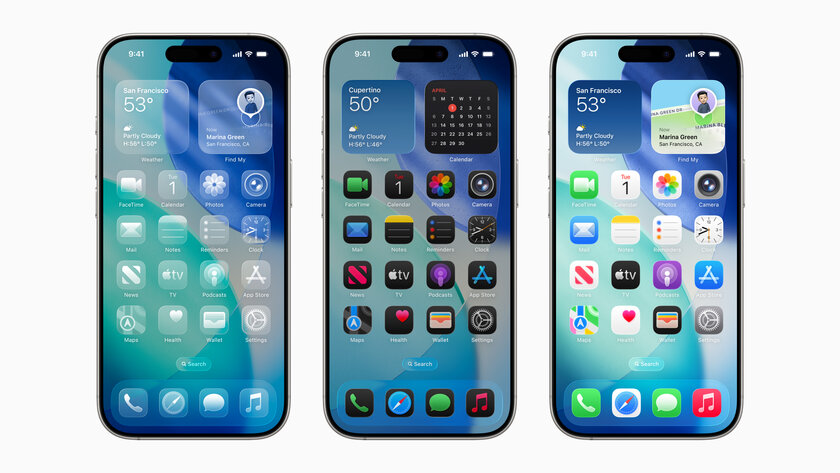 Apple представила iOS 26: с эффектом стекла в духе visionOS